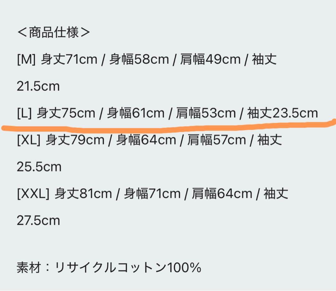 藤井風 ポテチTシャツ L 2025年ツアー限定色(seaweed) - メルカリ