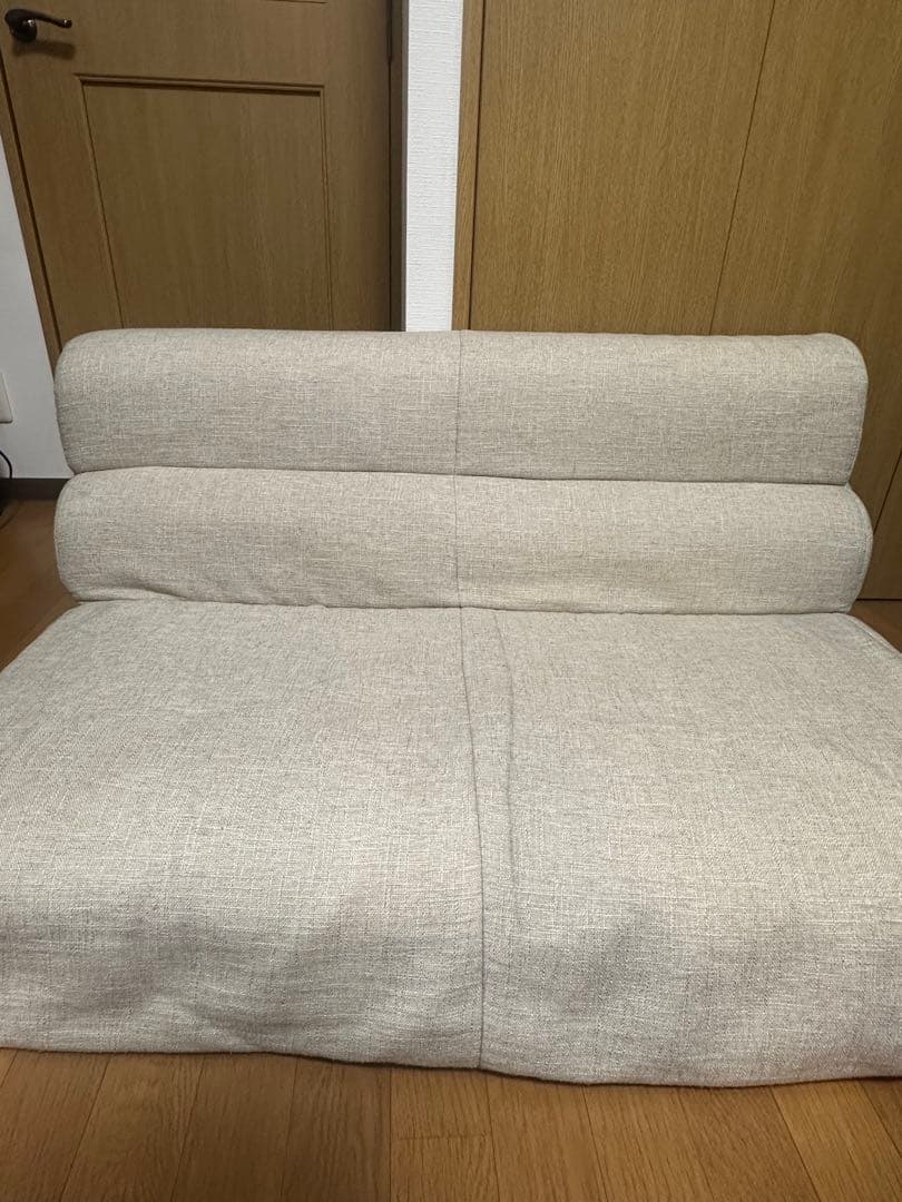 【直接引き取り限定】ニトリ　ローソファ　2人掛け