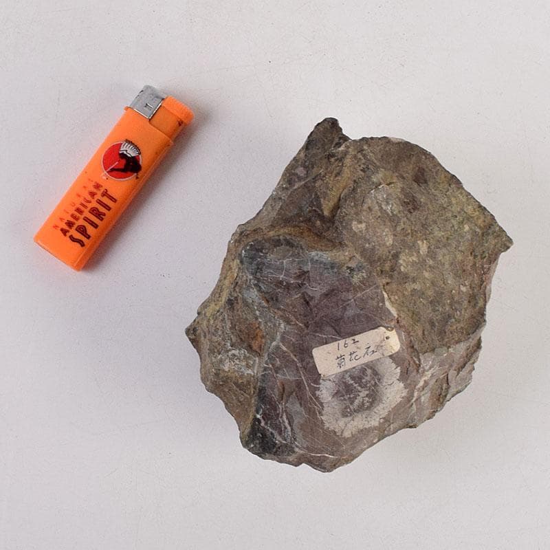 天然石　鑑賞石　菊花石　置物　重さ約1247g　N　8897