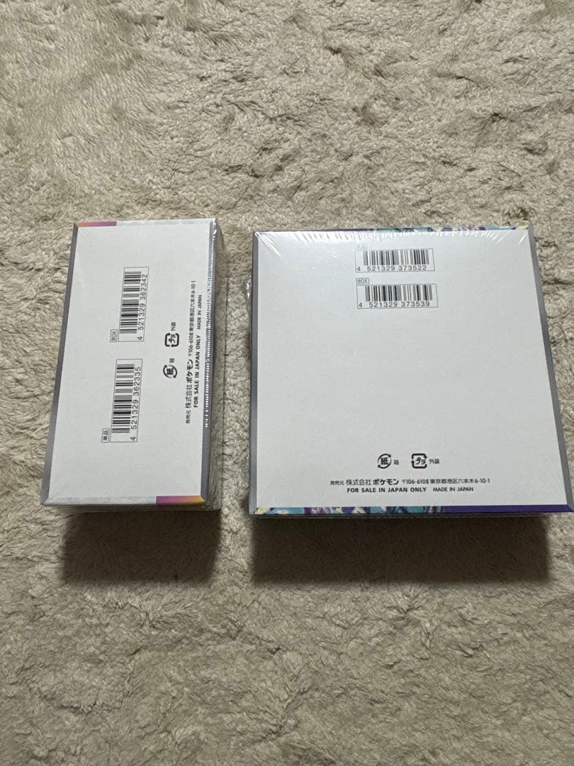 ポケカ (シュリンク付き) テラスタルフェス バイオレット各１BOX
