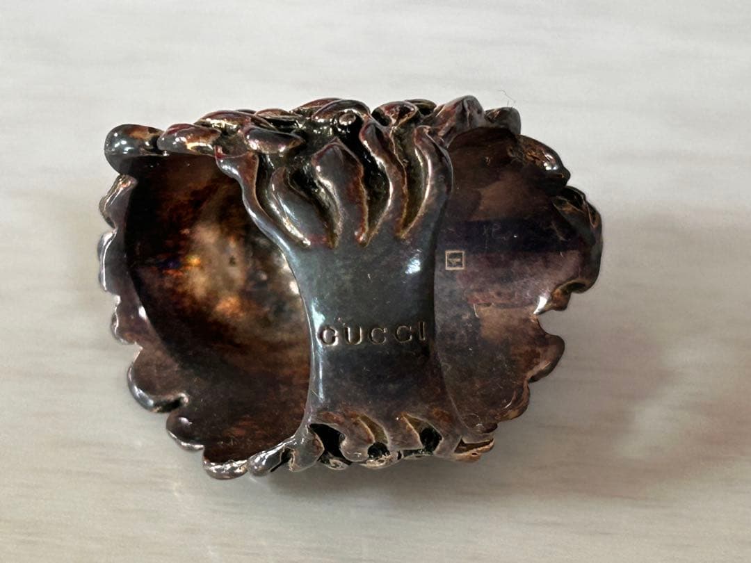 GUCCI ライオンヘッド シルバーリング