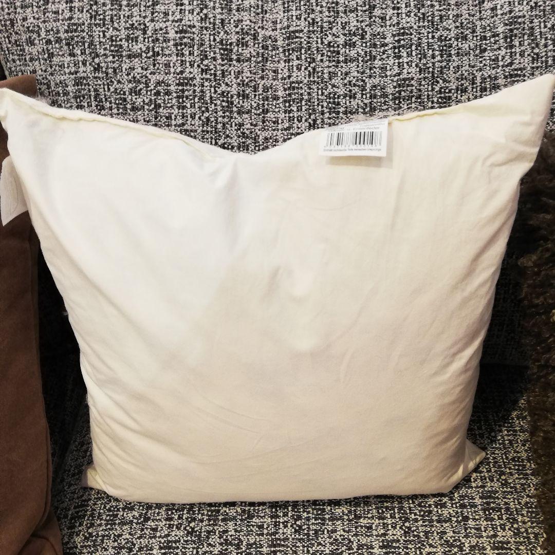 ◇美品　ドイツ製　Carma　クッション　ペア　シープ調　ブラウン