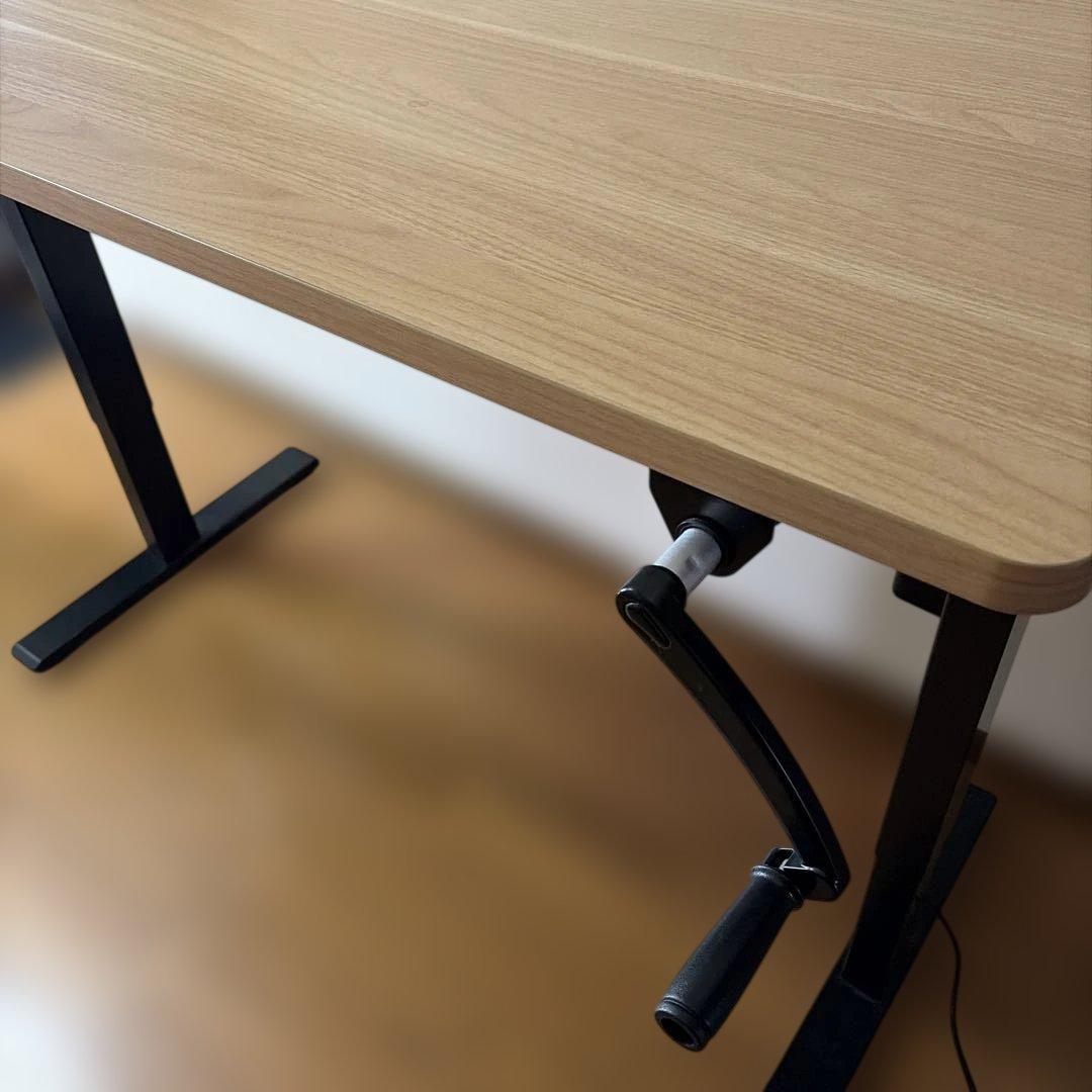 Flexispot 手動昇降スタンディングデスクH1 140×70×2.5cm