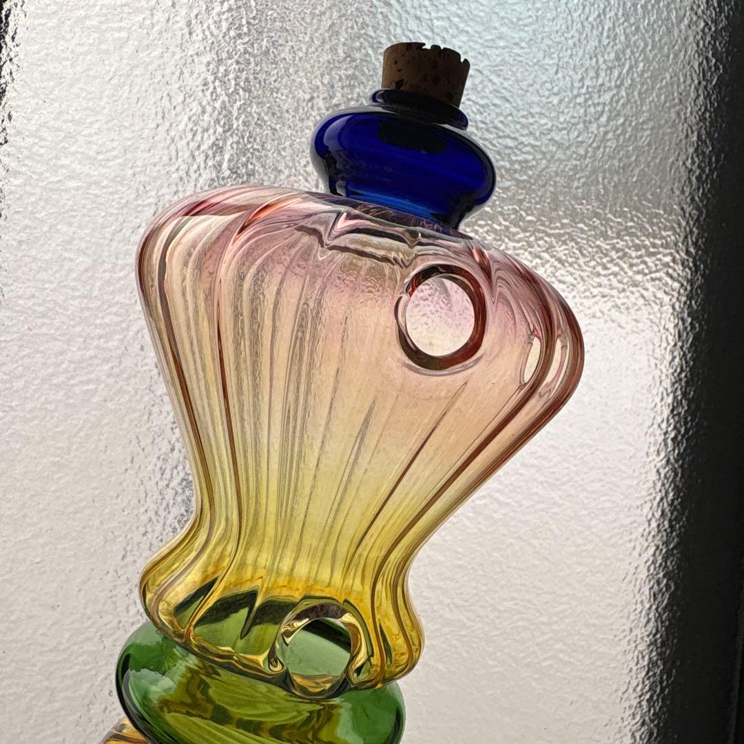 耐熱ガラスのお香立て Incense Stand グラデーション