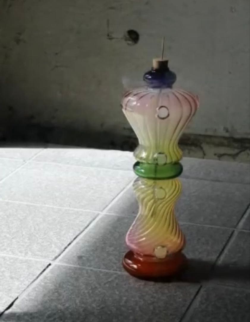 耐熱ガラスのお香立て Incense Stand グラデーション