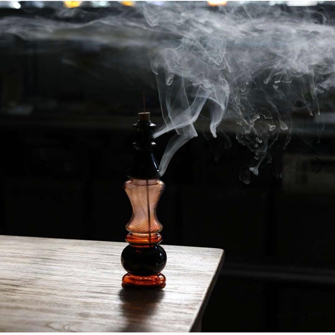 耐熱ガラスのお香立て Incense Stand グラデーション