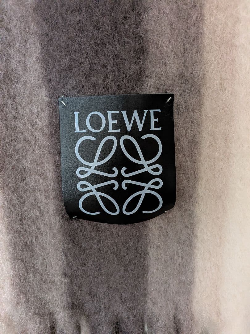 【LOEWE/新品未使用】モヘアのブランケット　ベッドカバー