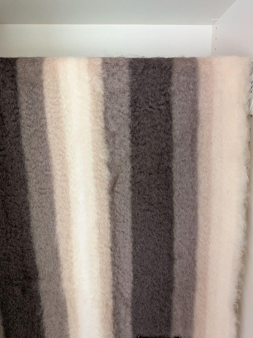 【LOEWE/新品未使用】モヘアのブランケット　ベッドカバー