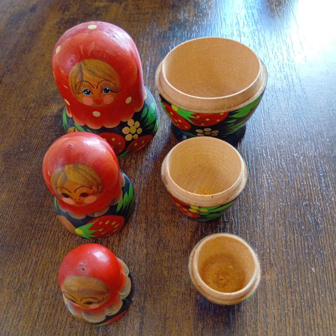 マトリョーシカ 8個セット 花柄 - メルカリ