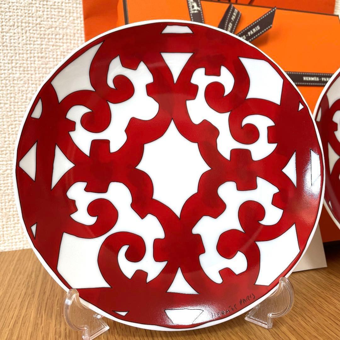 【新品 2枚 ギフト包装】エルメス　ガダルキヴィール　パンプレート　No.3