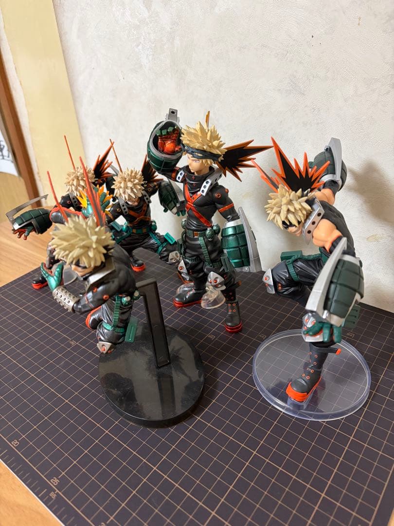 僕のヒーローアカデミア 爆豪勝己 フィギュア5体