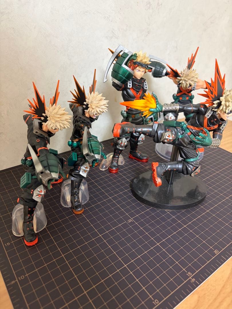 僕のヒーローアカデミア 爆豪勝己 フィギュア5体