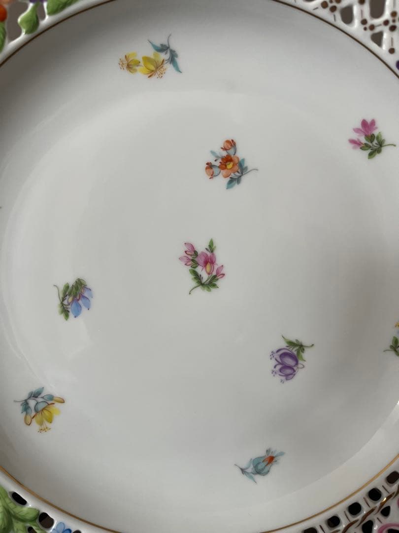 ヘレンド HEREND 透かし彫りの皿