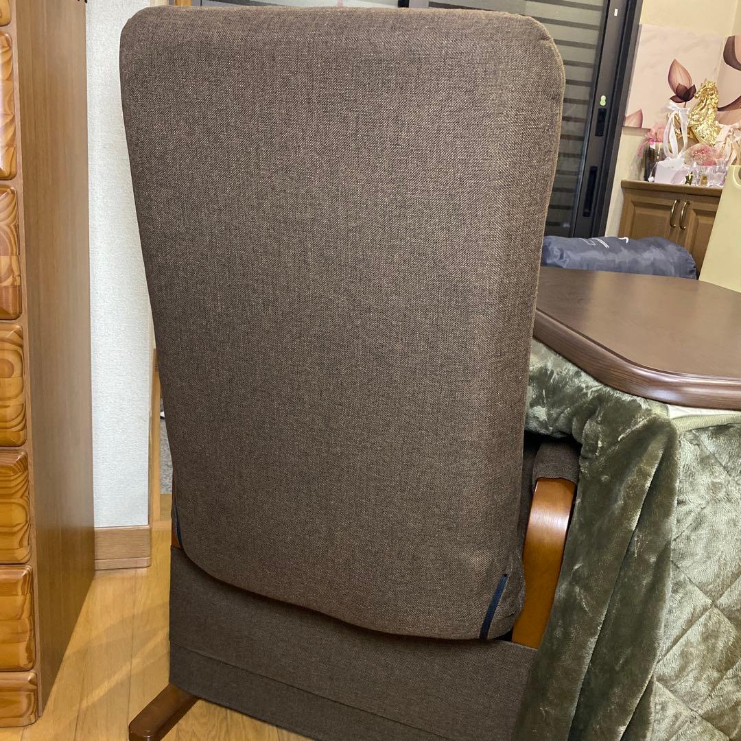 高脚こたつ3点 （本体+ハイバックチェア+専用ふとん)UKT-918BR-204