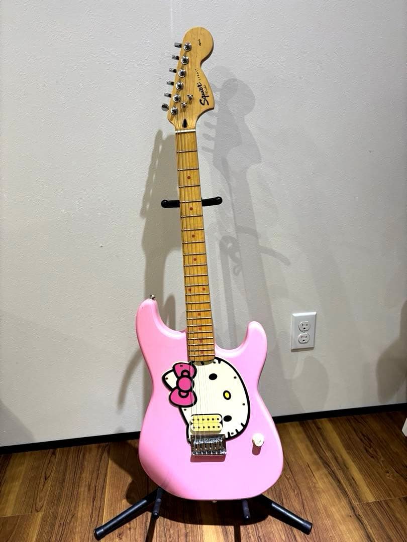 ハローキティ エレキギター ピンク
