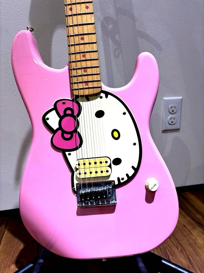 ハローキティ エレキギター ピンク