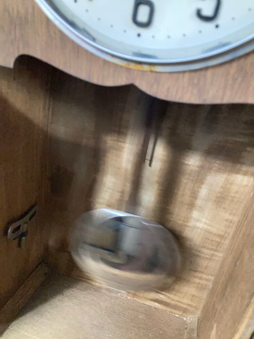 大きなアンティークMeiji柱時計 修復済稼動品 - メルカリ