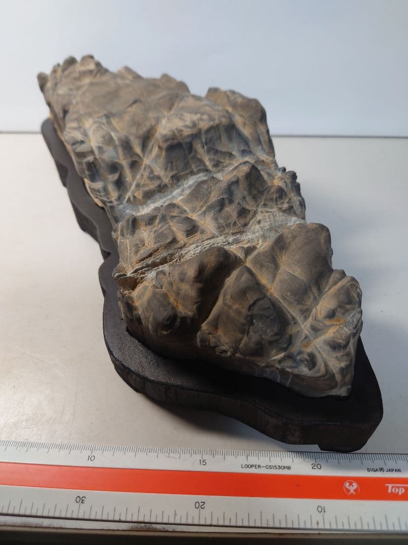 長者抹香石　静山　水石 鑑賞石