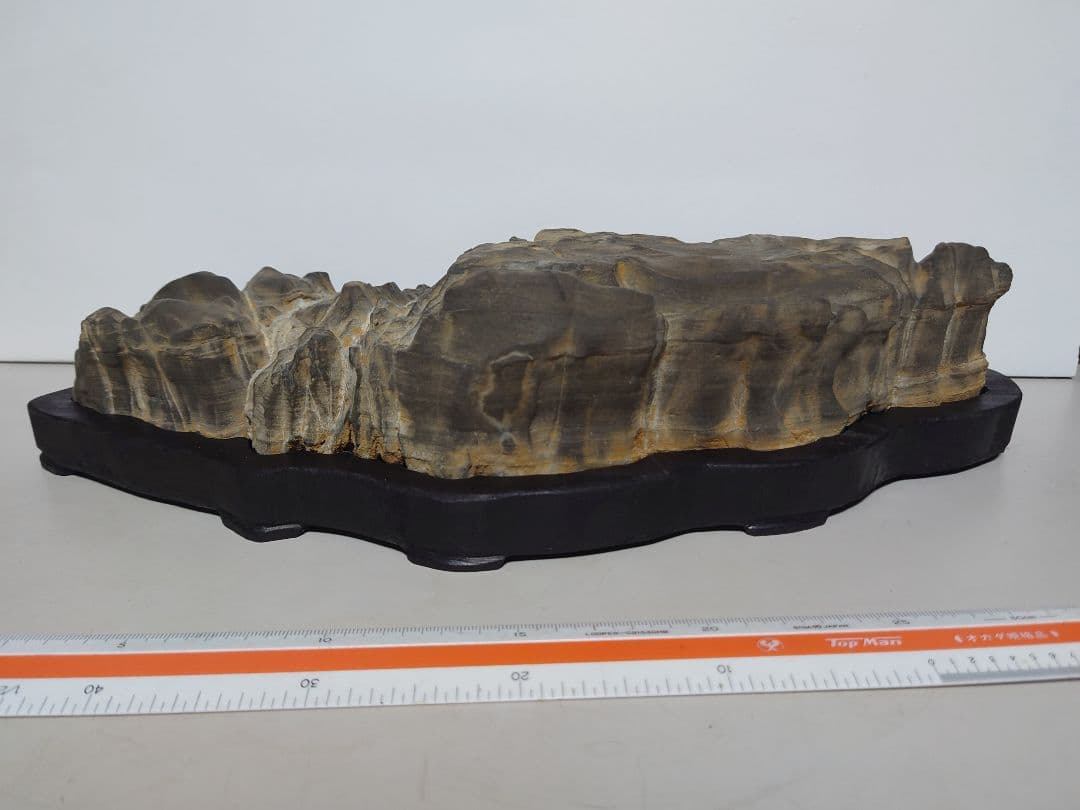 長者抹香石　静山　水石 鑑賞石