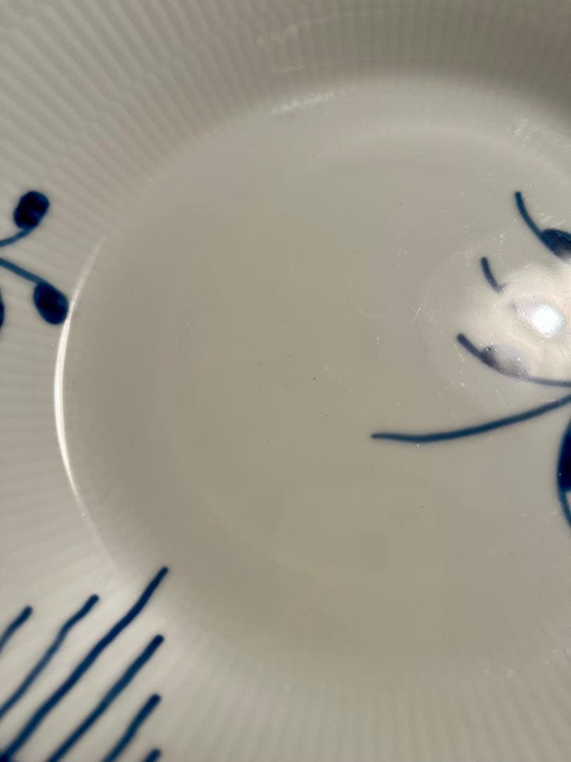 ロイヤルコペンハーゲン　ブルーフルーテッドメガ　ディーププレート2枚セット