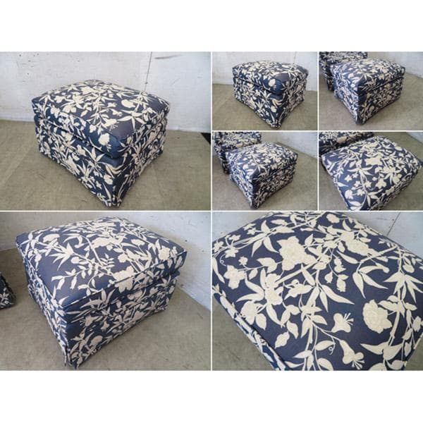 美品■ベーカーファニチャー■米国■最高級■クラシック■総柄■オットマン/スツール