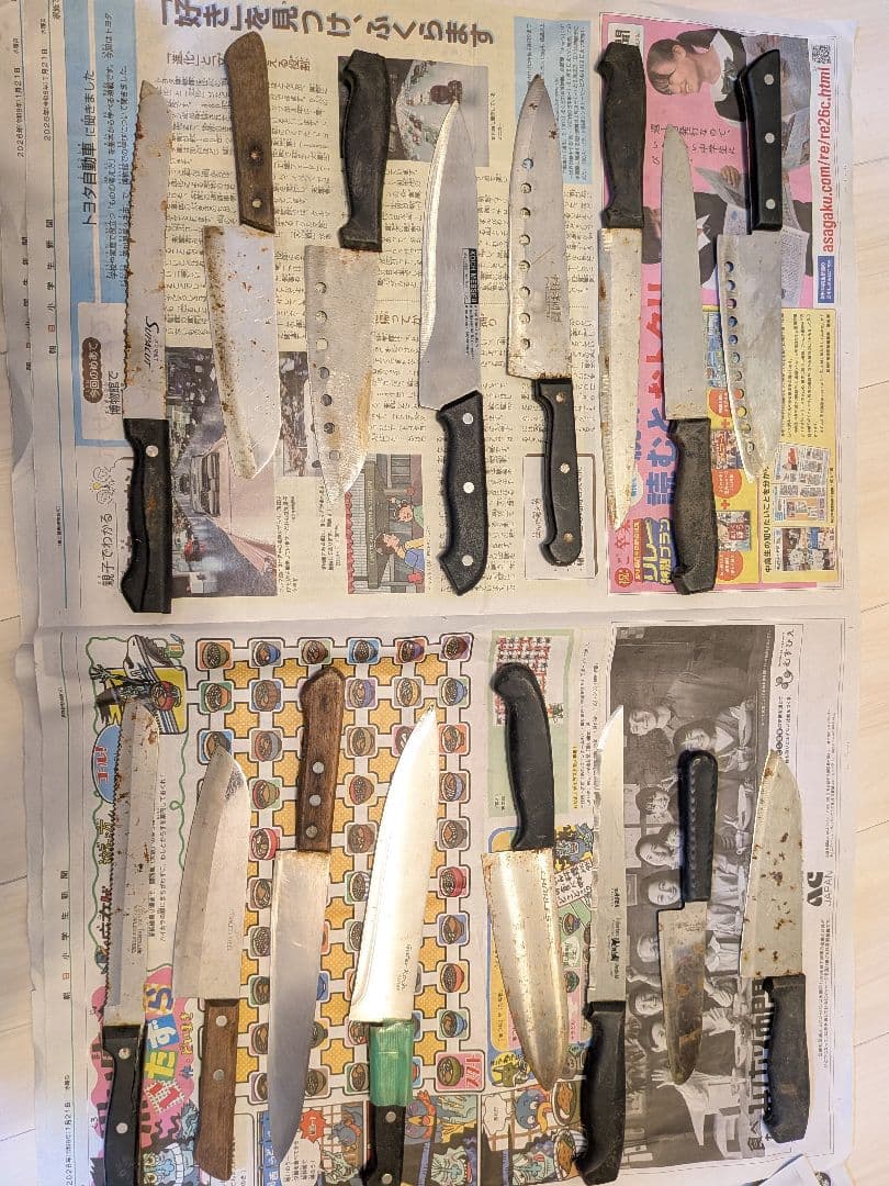 ジャンク 包丁セット 34本