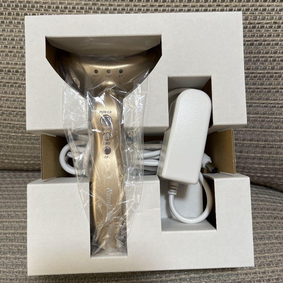 ほうれい線アイロン ナソラヴィアルフォールドES シャンパンゴールド YMO-…