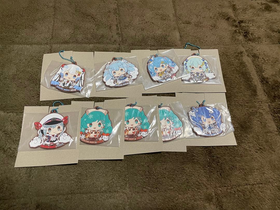 雪ミク 2026 一番くじ アクリルスタンド ラバーチャーム クリア