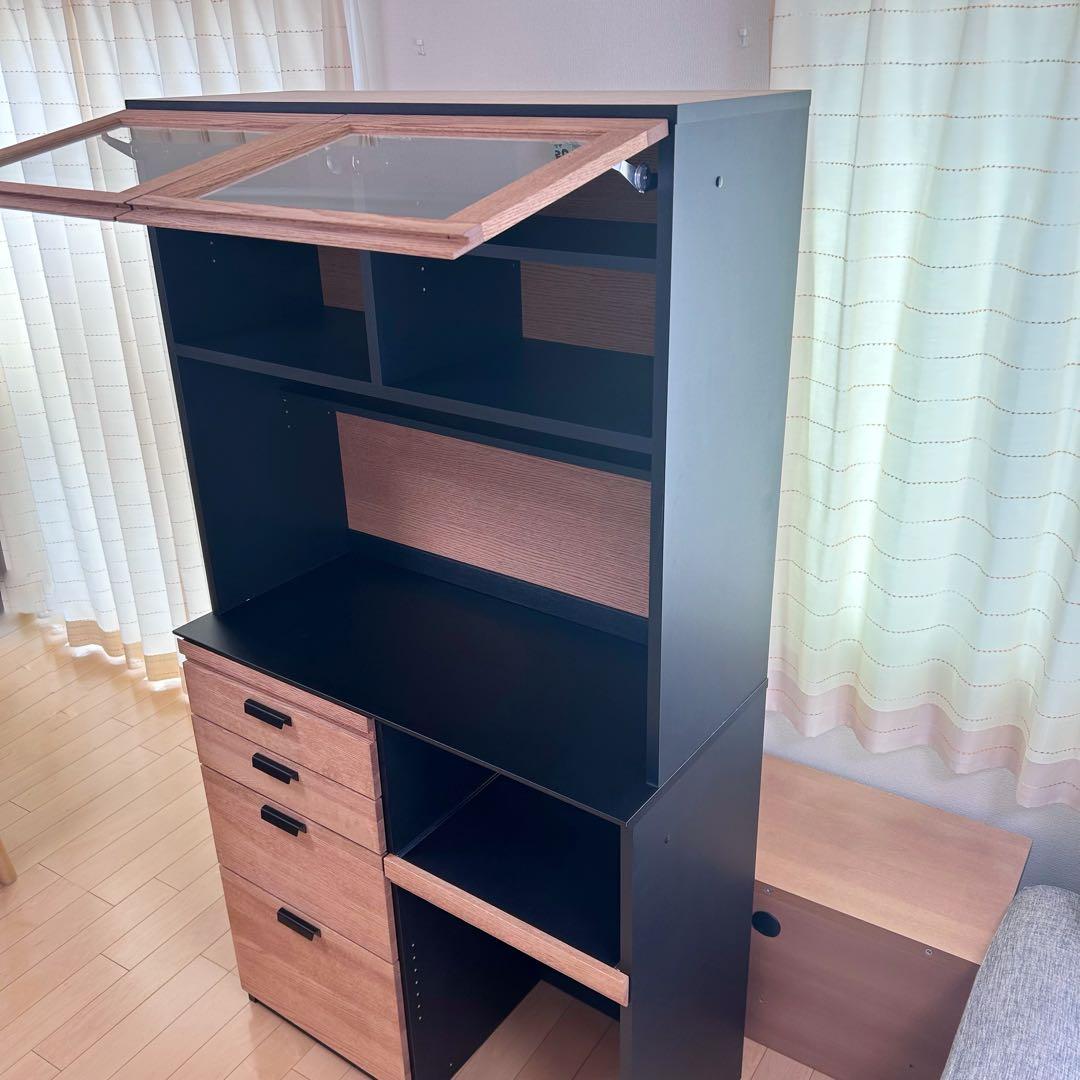 MOMO natural カップボード　モモナチュラル　脇木工　オーク材