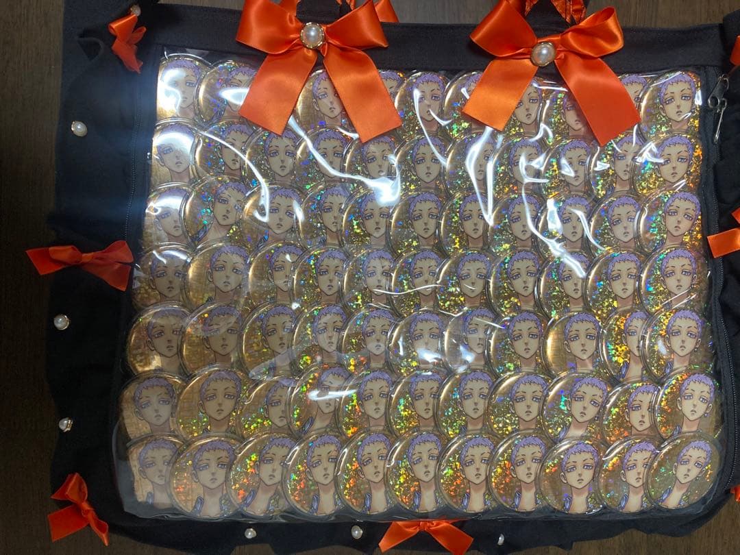 東京リベンジャーズ 新体験展 三ツ谷 缶バッジ 痛バ 痛バッグ A3 77個