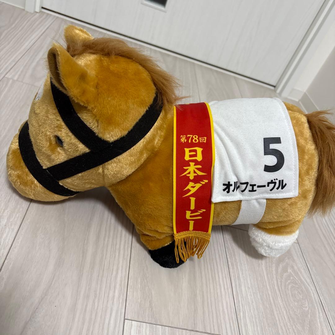 第78回日本ダービー オルフェーヴル号ぬいぐるみ - メルカリ
