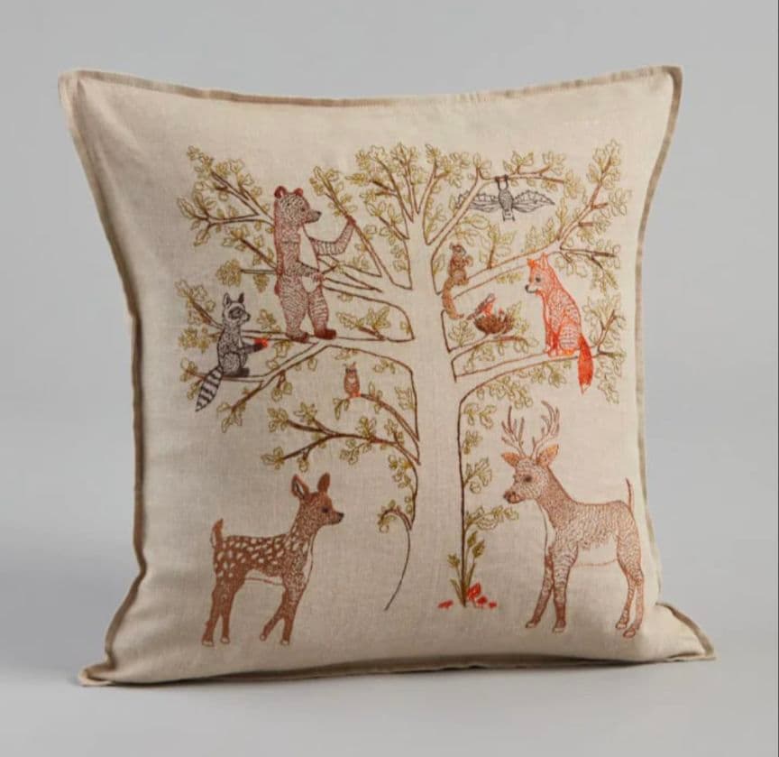 新品タグ付　CORAL&TUSK　コーラルアンドタスク　命の木　クッションカバー