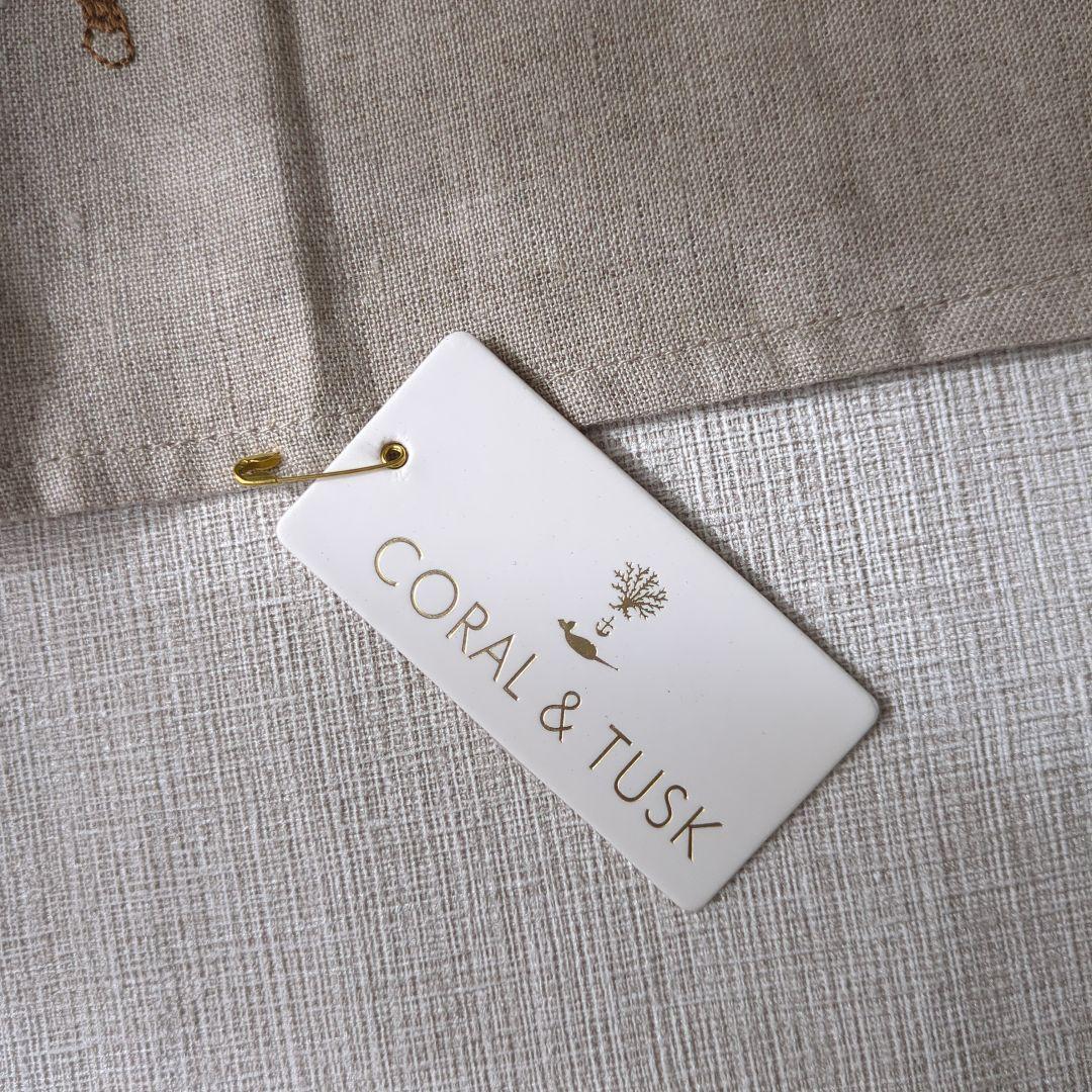 新品タグ付　CORAL&TUSK　コーラルアンドタスク　命の木　クッションカバー
