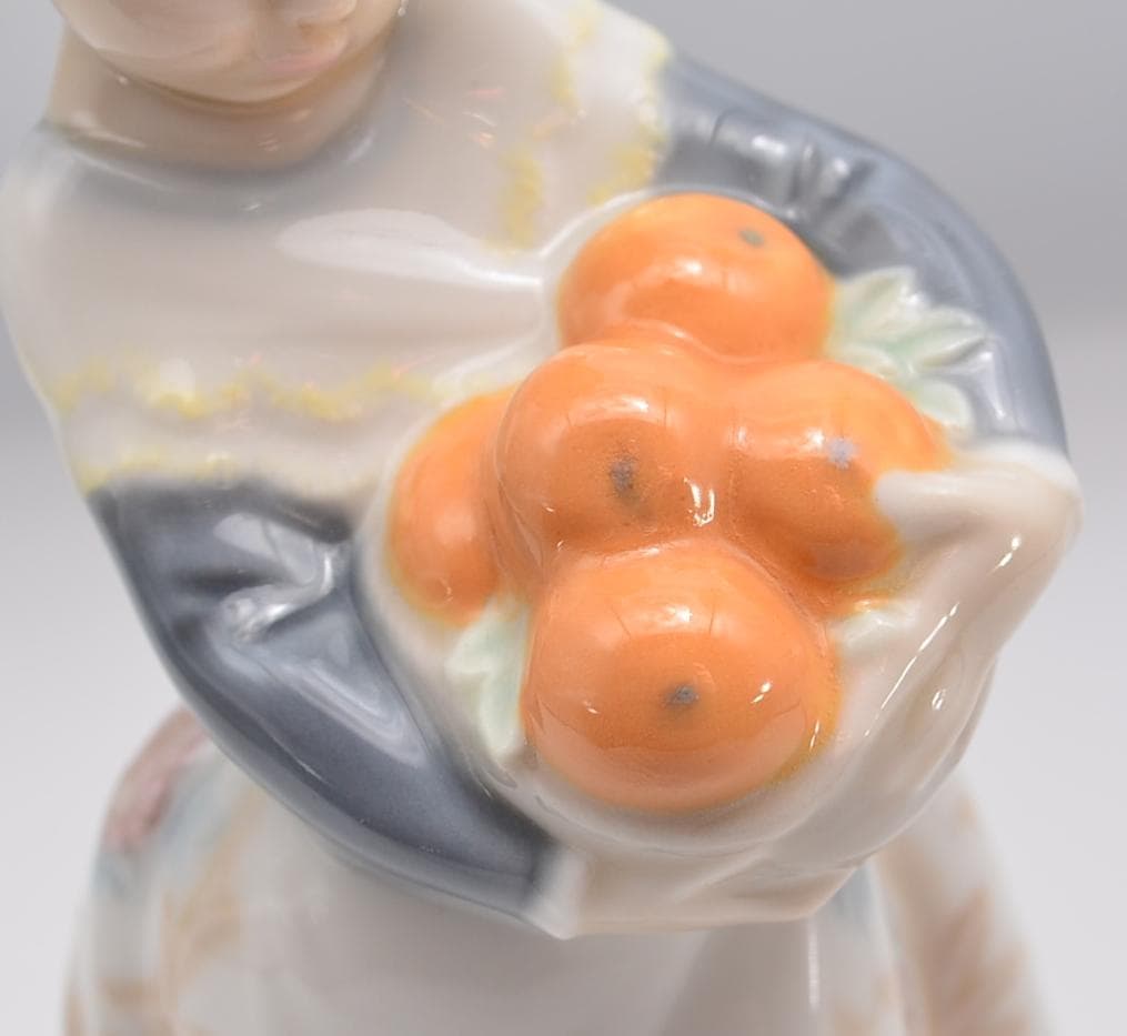 バレンシアの少女 ＃4841 No.2 ☆リヤドロ スペイン 光沢仕上げ 絶版