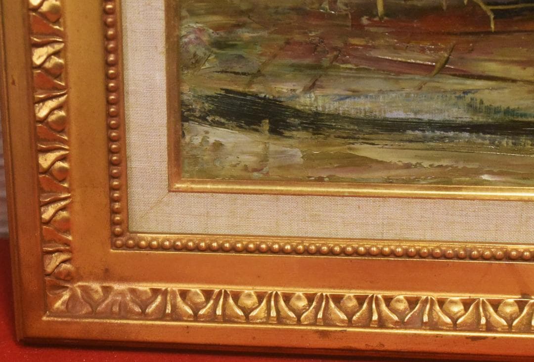 P*e様 定岡 宏◇油彩額◇PARIS レストラン カトリーヌ◇F10◇2512