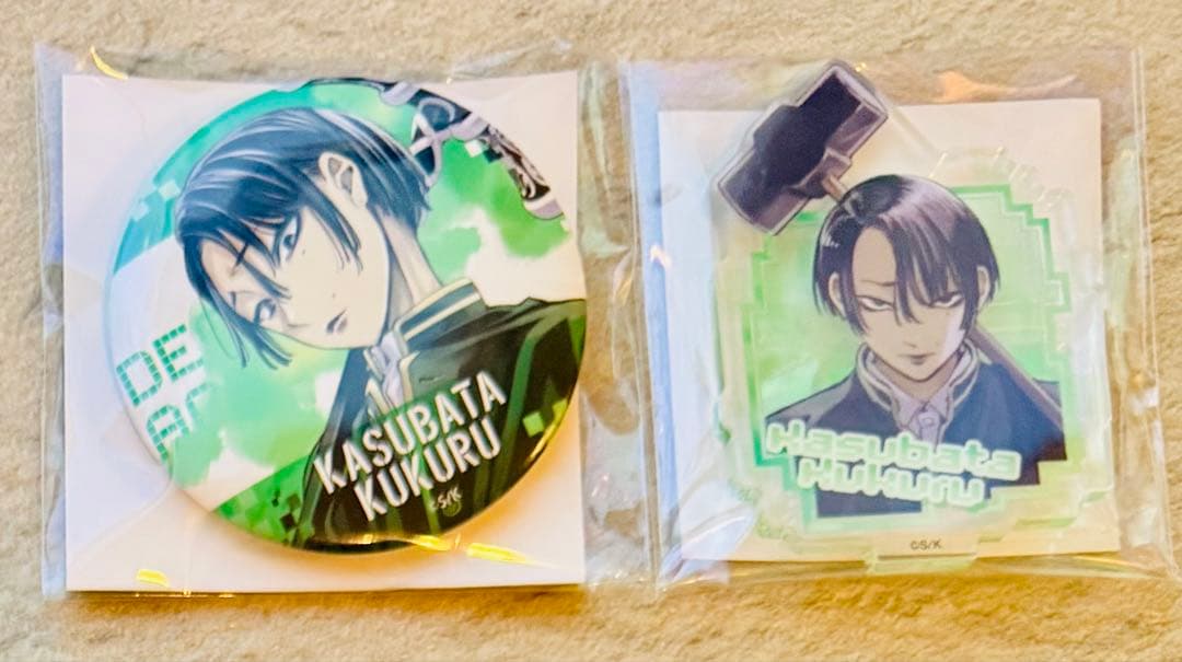 デッドアカウント くじメイト 缶バッジ アクリルスタンド デドアカ 霞