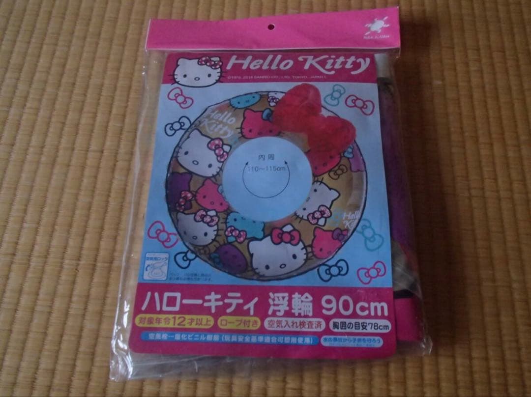 ハローキティ 90センチ 浮き輪 リボン 可愛い 大人 - メルカリ