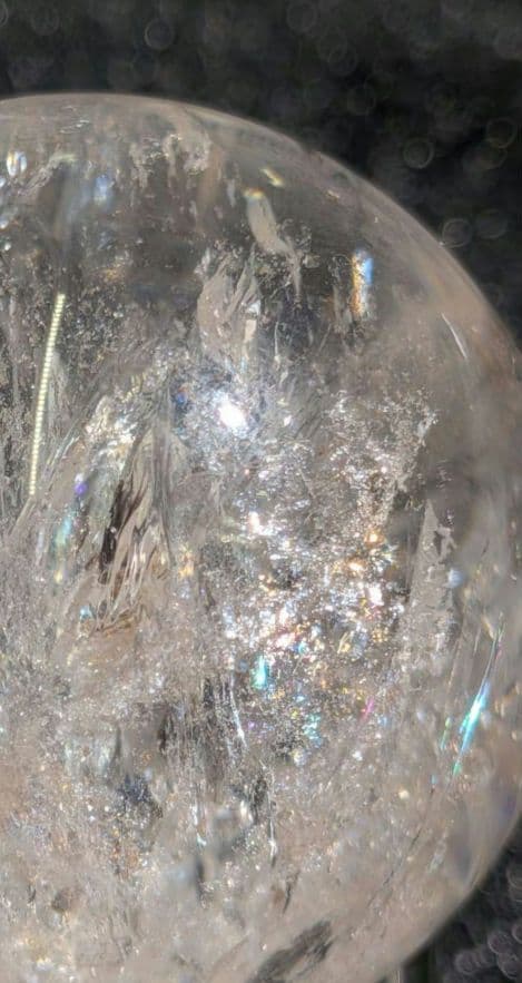 3連休限定価格❣️高品質 天然石ピンクアゼツライト④スフィア3.9cm