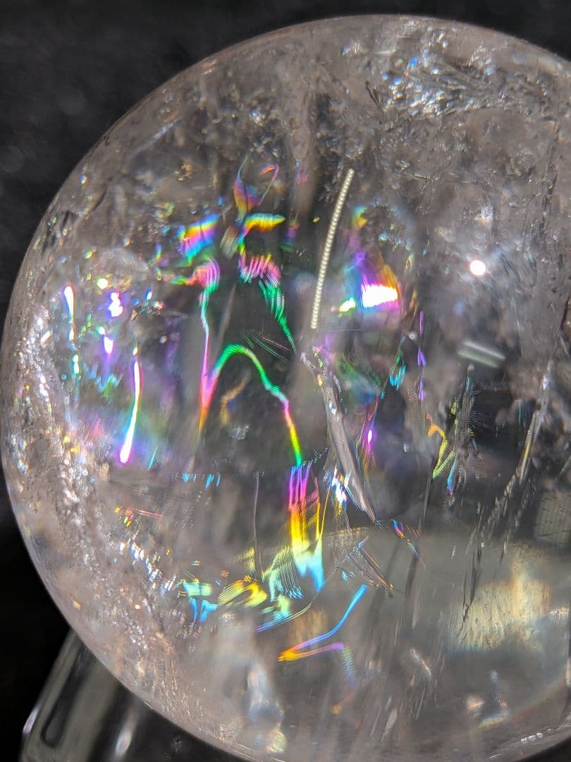 【高品質】天然石ピンクアゼツライト④スフィア 3.9cm　丸玉　置物　新入荷❣️