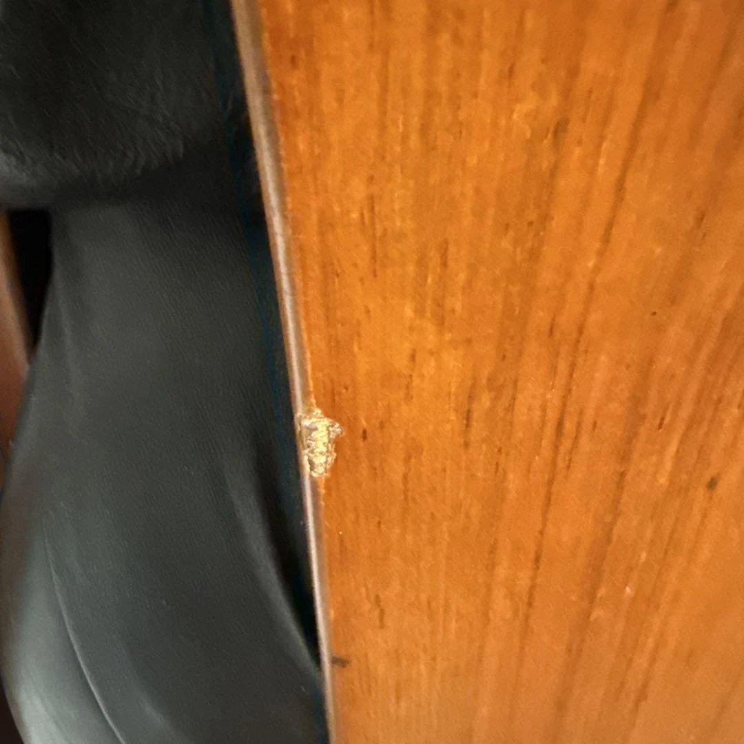 レア　Luciano Frigerio イタリア製　黒レザーアームチェア　1脚