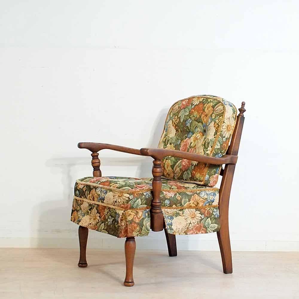 オークショップ 豊田たんす 1人掛けソファ B アームチェア ZR24359