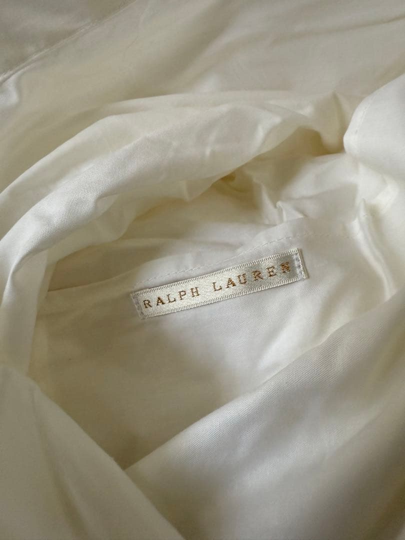 Ralph Laurenラルフローレン、掛け布団カバー、ホワイト、フリル、レース