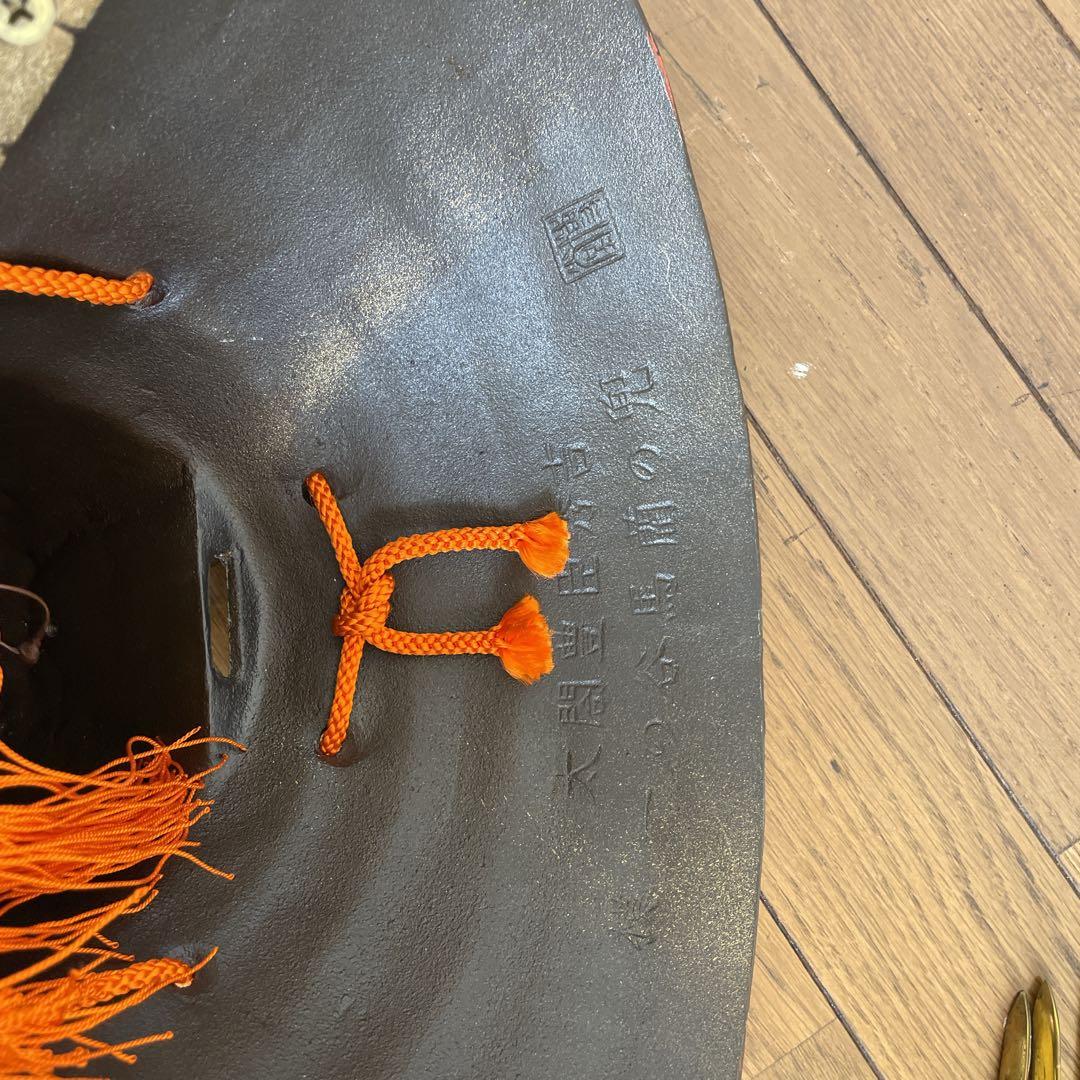 良】年代物 美術品 出世兜 太閤 豊臣秀吉 美術鋳物 縁起物 昭和 骨董品