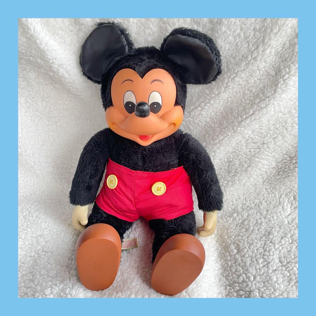 レトロ】ヤングエポック社製 ミッキーマウス ぬいぐるみ - メルカリ