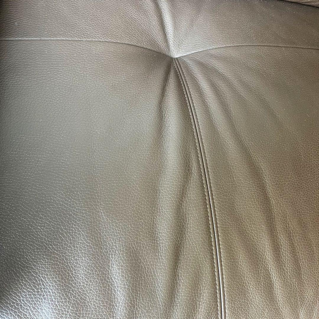 取付無料！カリモク家具 チターノ 本革ショコラブラウン人間工学2人掛けソファ✨