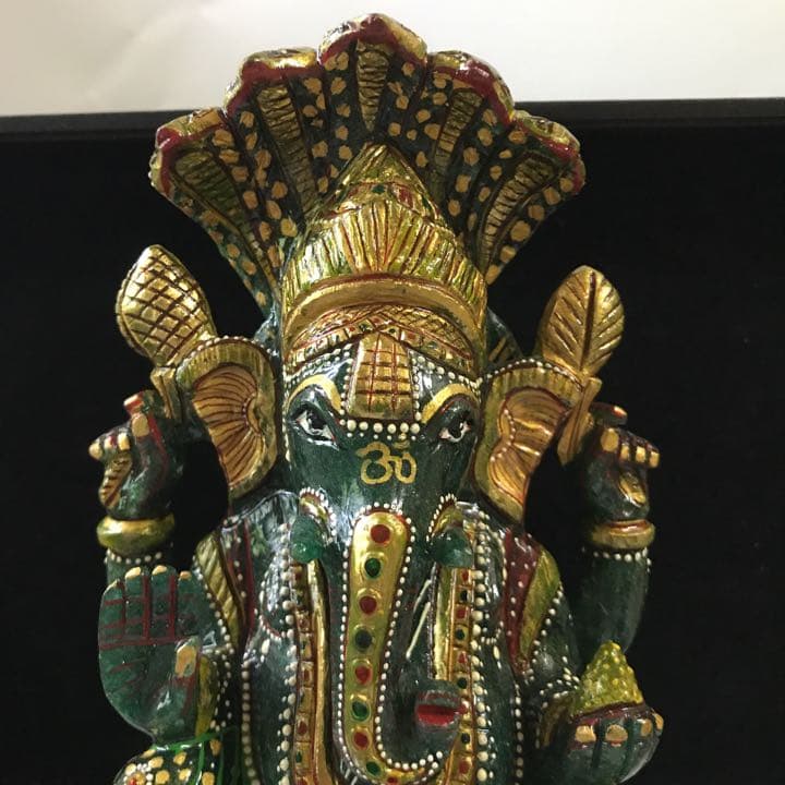 ★特選オンリー１★夢を叶える象♡【一点物♢極上一級手彫りガネーシャ置物】❤️