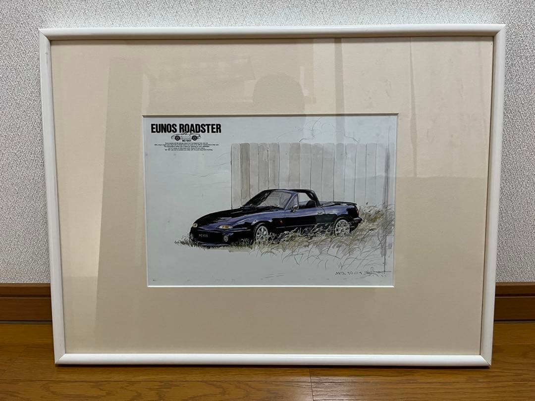 EUNOS ROADSTER M2 1001 イラストアート フレーム