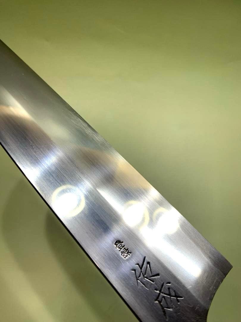 佑成　鎌形薄刃包丁　刃渡り20cm