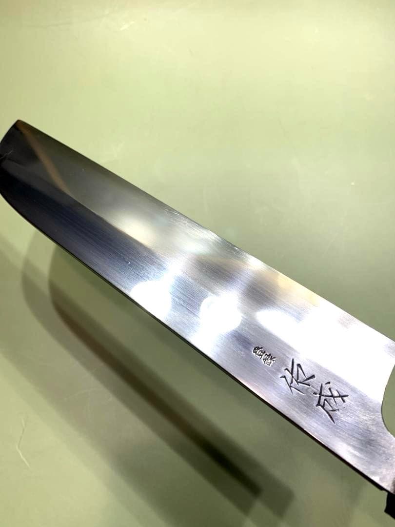 佑成　鎌形薄刃包丁　刃渡り20cm