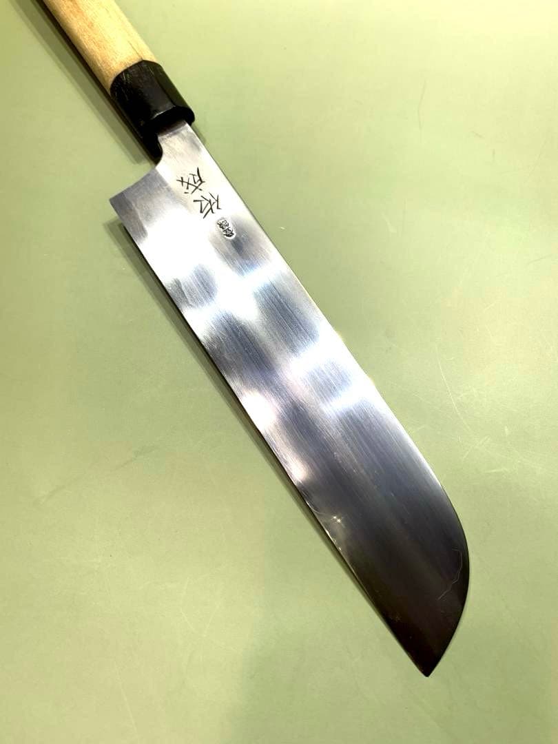 佑成　鎌形薄刃包丁　刃渡り20cm